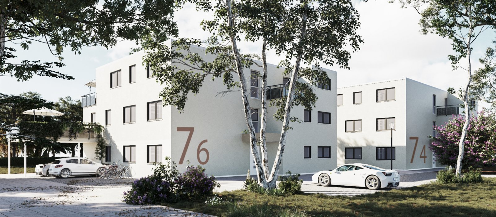 Mehrfamilienhaus in Satteldorf Häuslesbühl KFW40 QNG