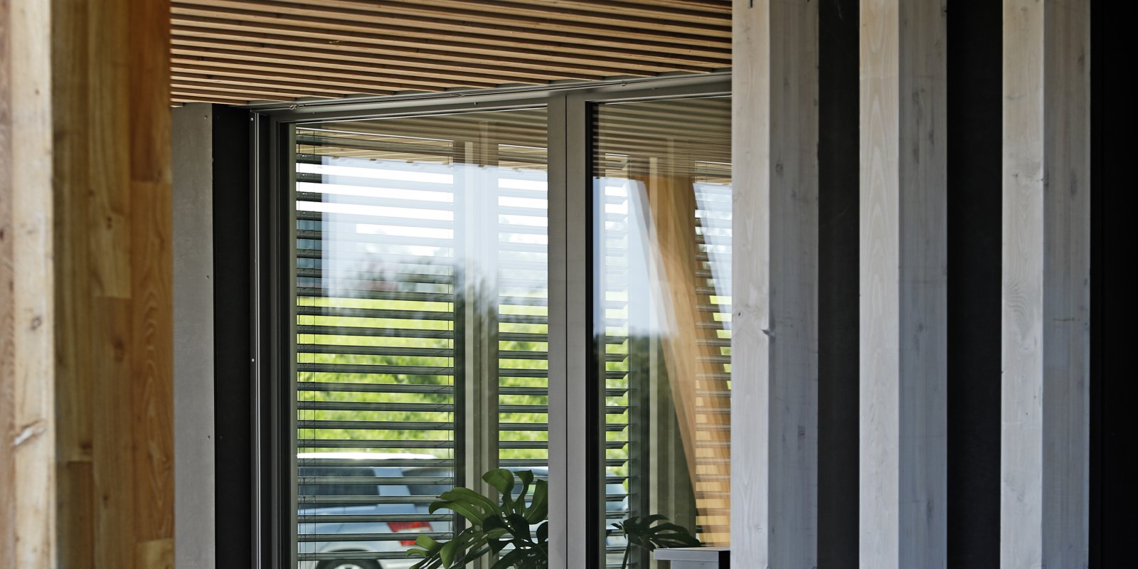 Bürogebäude Holzbau KFW40 QNG in Satteldorf Gröningen 