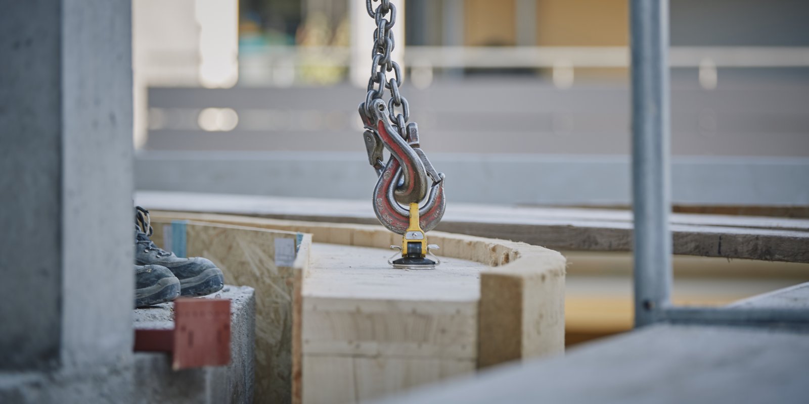 Baustelle 8 Wohngebäude in Maichingen Stuttgart in Holzhybrid