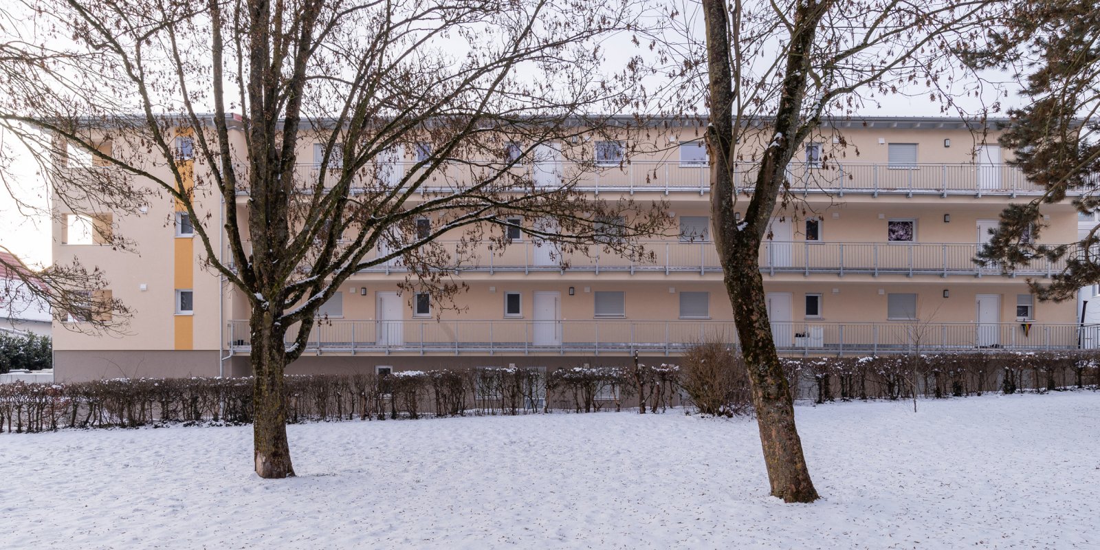 Mehrfamilienwohnhaus im geförderten Wohnbau für die GWG Schwäbisch