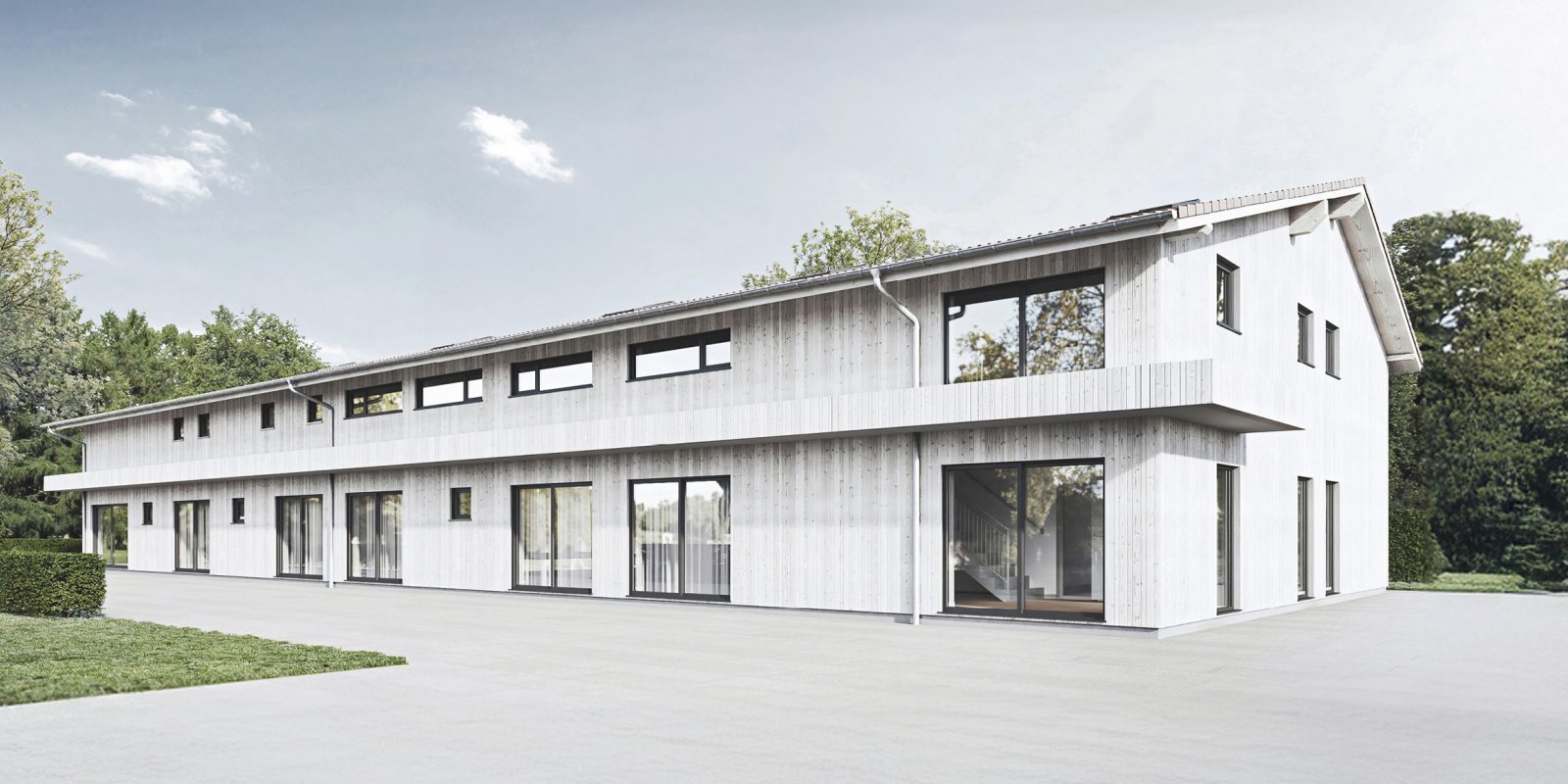 Hospiz für die Stadt Schwäbisch Hall Holzbau KFW40
