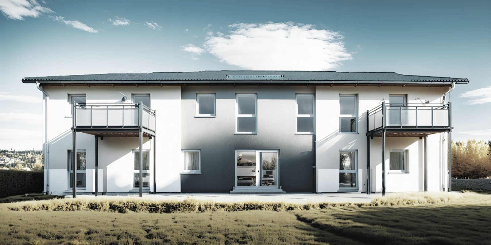 Gefördertes Wohnprojekt für die Stadt Feuchtwangen Holzbauweise KFW40