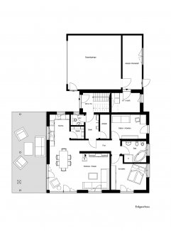 Grundriss Einfamilienhaus in Hohenlohe Holzbau in KFW40