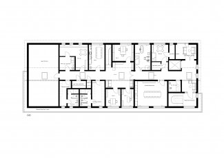 Grundriss Hospiz für die Stadt Schwäbisch Hall Holzbau KFW40