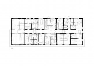 Grundriss Hospiz für die Stadt Schwäbisch Hall Holzbau KFW40