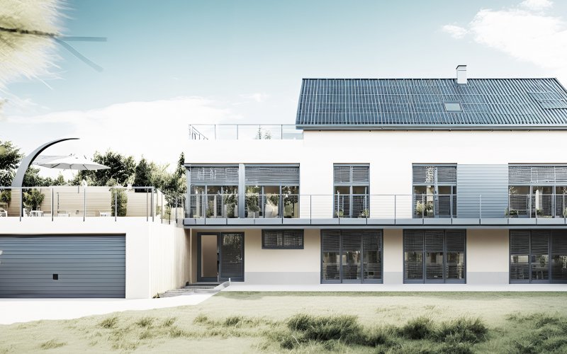 Einfamilienhaus im Lkr. Schwäbsich Hall Holzbau KFW40