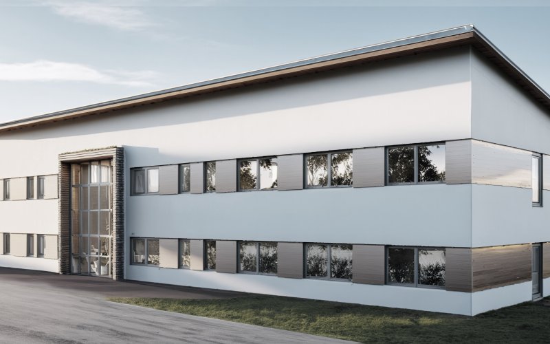 Bürogebäude in Kirchberg an der Jagst in KFW 40