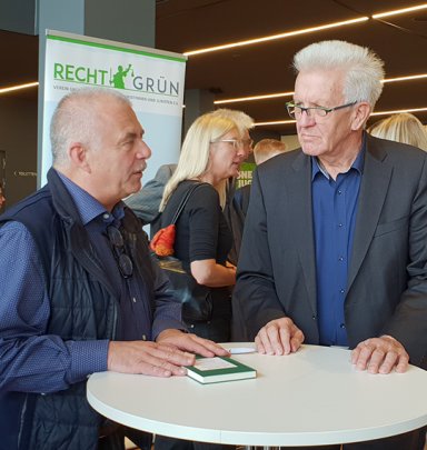 Winfried Kretschmann und Walter Bauer