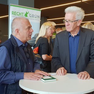 Winfried Kretschmann und Walter Bauer